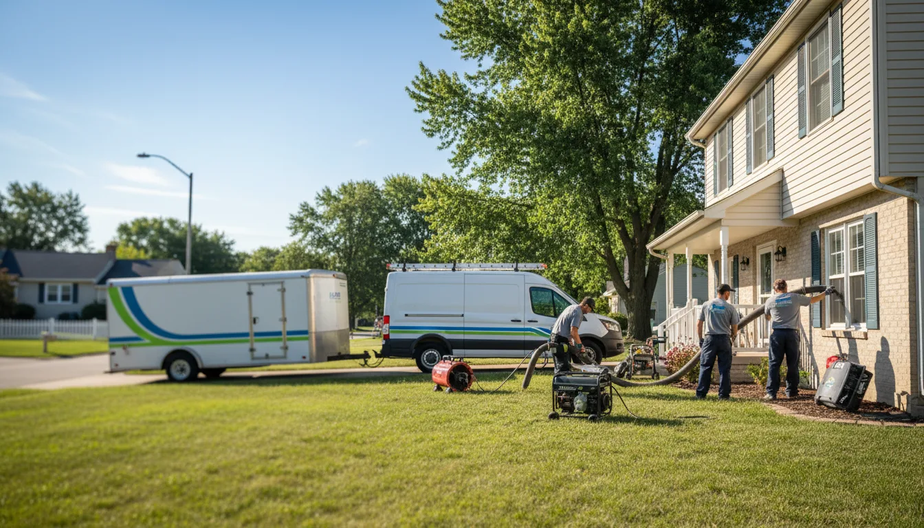 Flooded Basement Restoration And Cleanup With Repair in Manly, IA near me